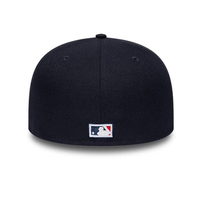 Pictured is this MLB Sidepatch Boston Red Sox 59FIFTY Fitted cap in navy. 7