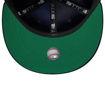 Pictured is this MLB Sidepatch Boston Red Sox 59FIFTY Fitted cap in navy. 2