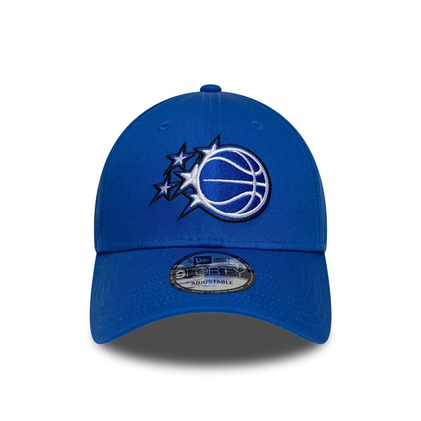 Pictured is this Orlando Magic NBA Berlin Game 2026 Blue 9FORTY Adjustable cap. 2