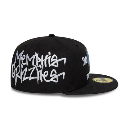 Pictured is this Memphis Grizzlies NBA London Game 2026 Black 59FIFTY Fitted cap. 5