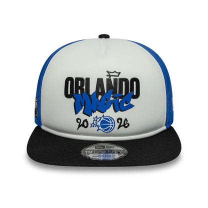 Pictured is this Orlando Magic NBA Berlin Game 2026 Blue 19TWENTY Adjustable cap. 3