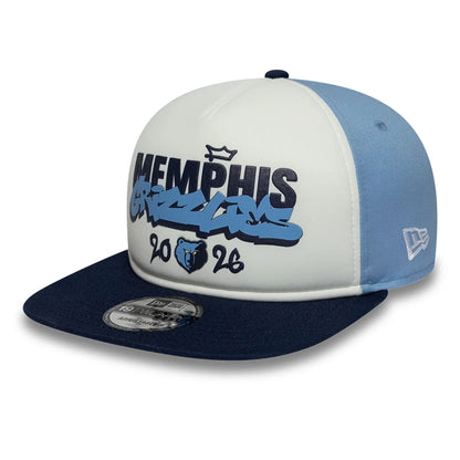 Pictured is this Memphis Grizzlies NBA Berlin Game 2026 Blue 19TWENTY Adjustable cap. 4