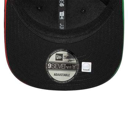 Pictured is this Aprilia Replica Marco Bezzecchi Mugello Race Special 9SEVENTY Stretch Snap cap in black. 5