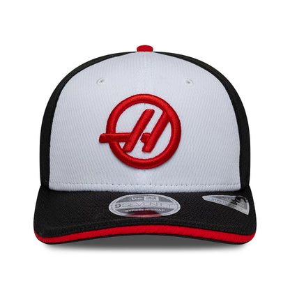 Pictured is this Team TGR Haas F1 9SEVENTY Stretch Snap cap in black. 2