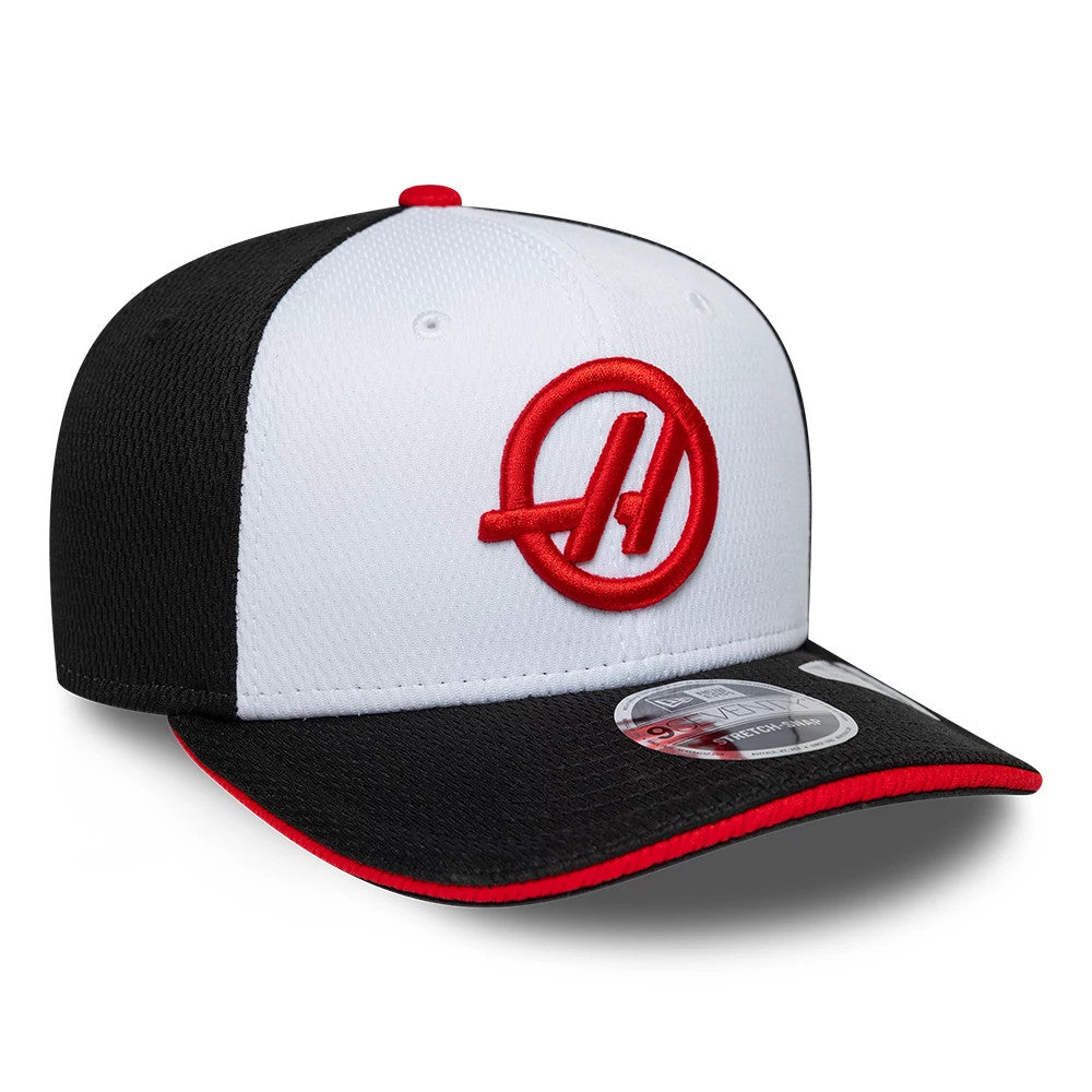 Pictured is this Team TGR Haas F1 9SEVENTY Stretch Snap cap in black. 3