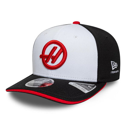 Pictured is this Team TGR Haas F1 9SEVENTY Stretch Snap cap in black. 1