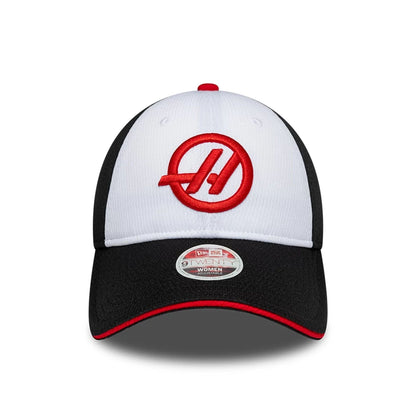 Pictured is this Womens TGR Haas F1 Open Back cap in black. 3