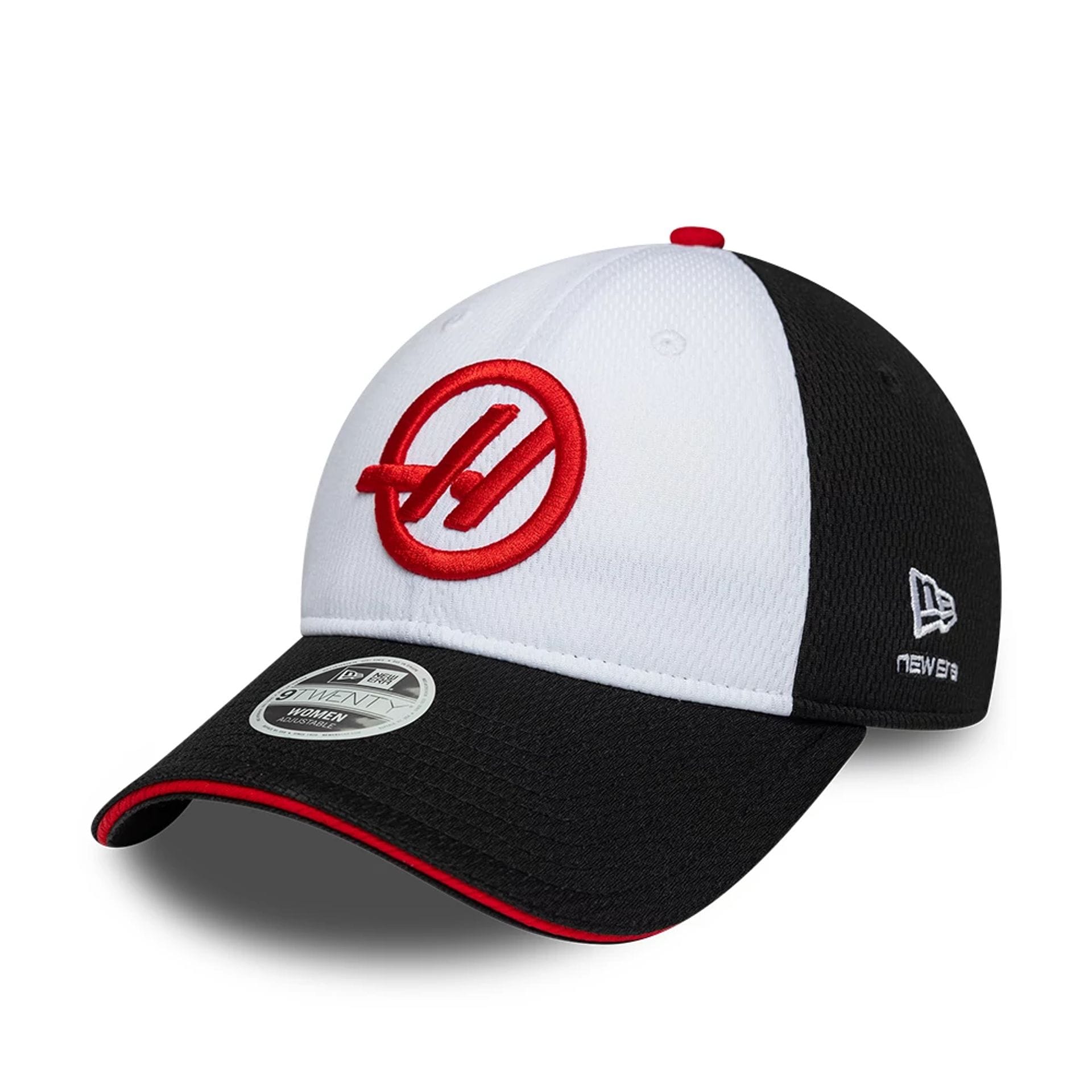 Pictured is this Womens TGR Haas F1 Open Back cap in black. 1