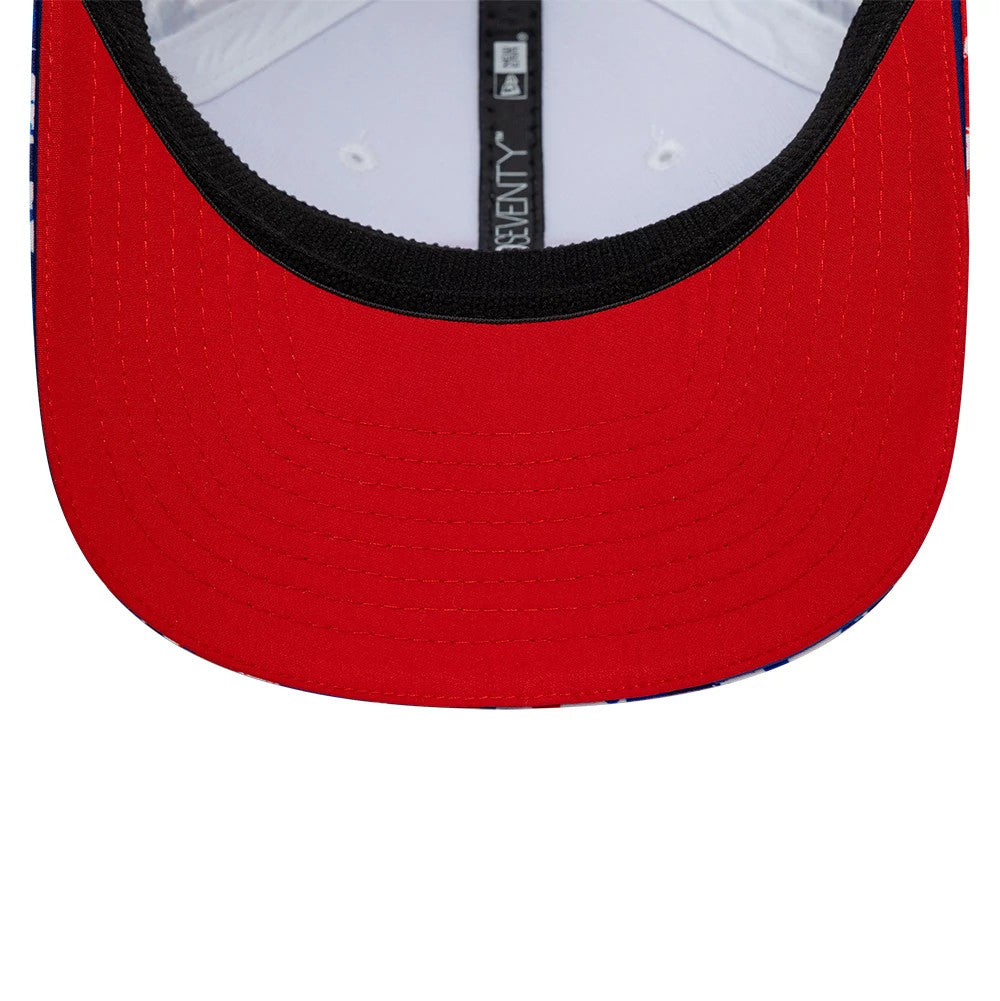 Pictured is this Team Silverstone Race Special TGR Haas F1 9SEVENTY Stretch Snap cap in white. 2