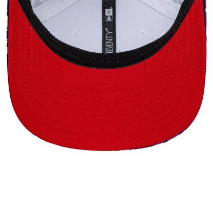 Pictured is this Team Silverstone Race Special TGR Haas F1 9SEVENTY Stretch Snap cap in white. 2