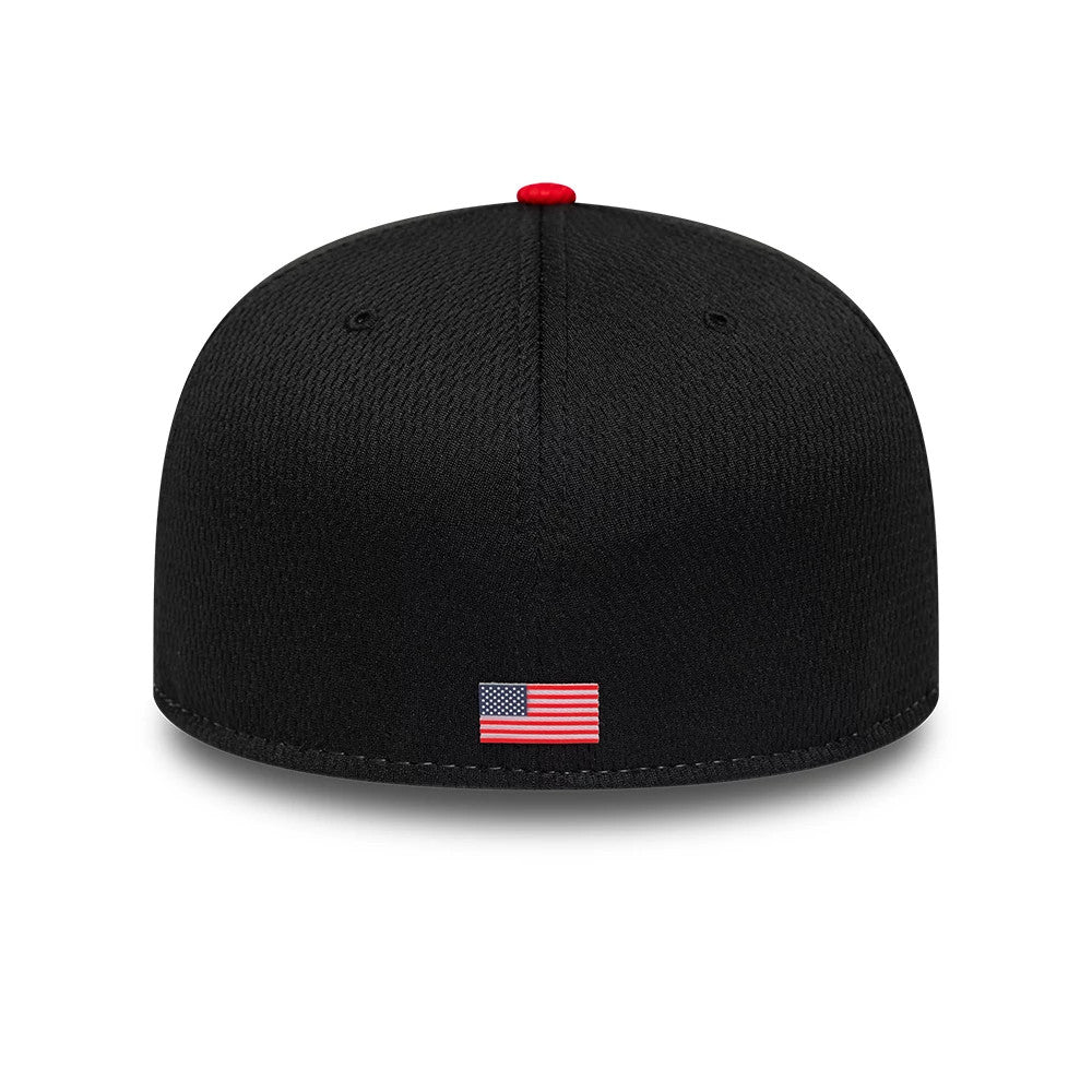 Pictured is this Summer League TGR Haas F1 59FIFTY Fitted cap in black. 4