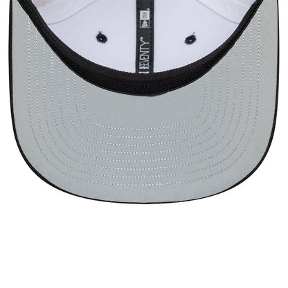 Pictured is this Esteban Ocon Miami Race Special TGR Haas F1 9SEVENTY Stretch Snap cap in white. 2