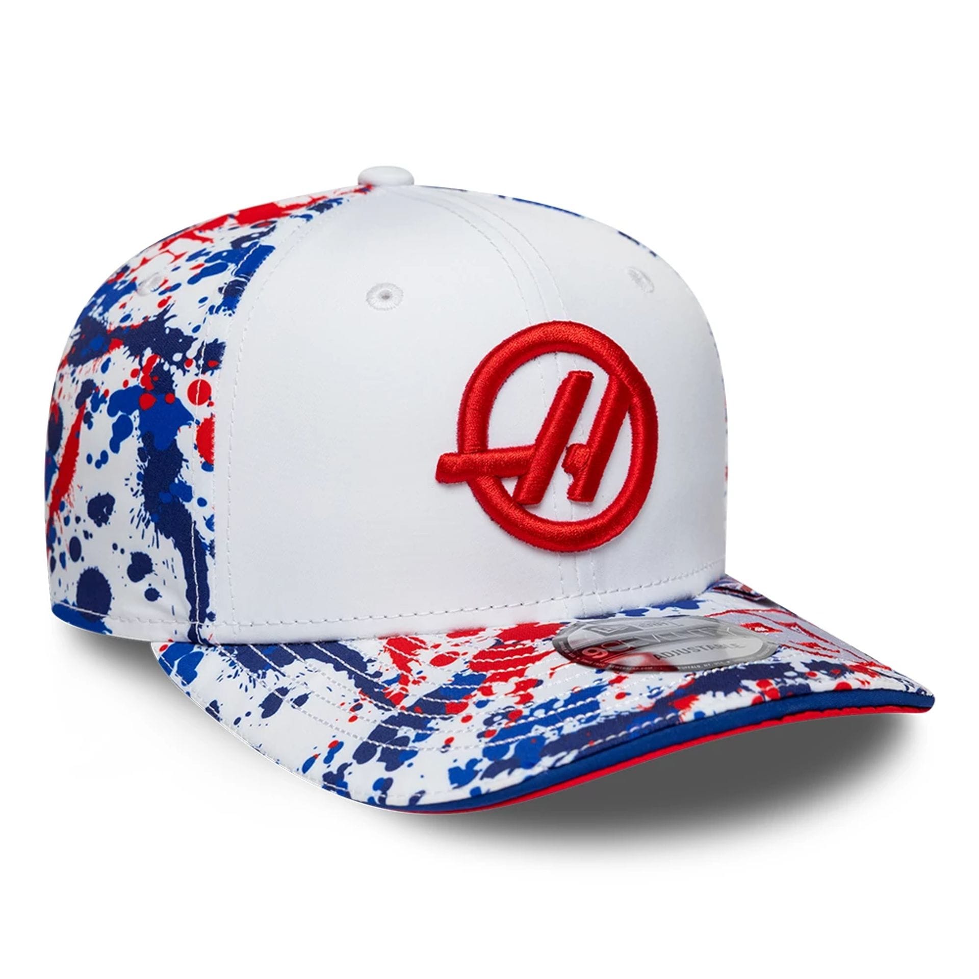 Pictured is this Oliver Bearman Silverstone Race Special TGR Haas F1 9SEVENTY Stretch Snap cap in white. 4