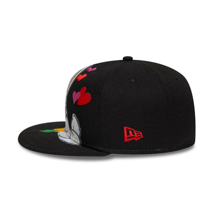 Pictured is this Heart Bugs Bunny 59FIFTY Fitted cap in black. 7