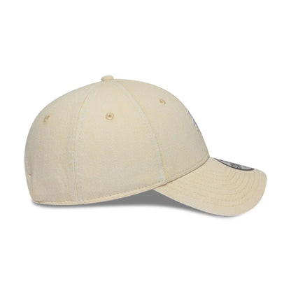 Pictured is this MLB Washed Denim New York Mets 9FORTY cap in light beige. 5