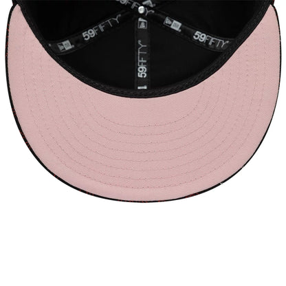 Pictured is this New Era All Over Hearts 59FIFTY Fitted cap in black. 2