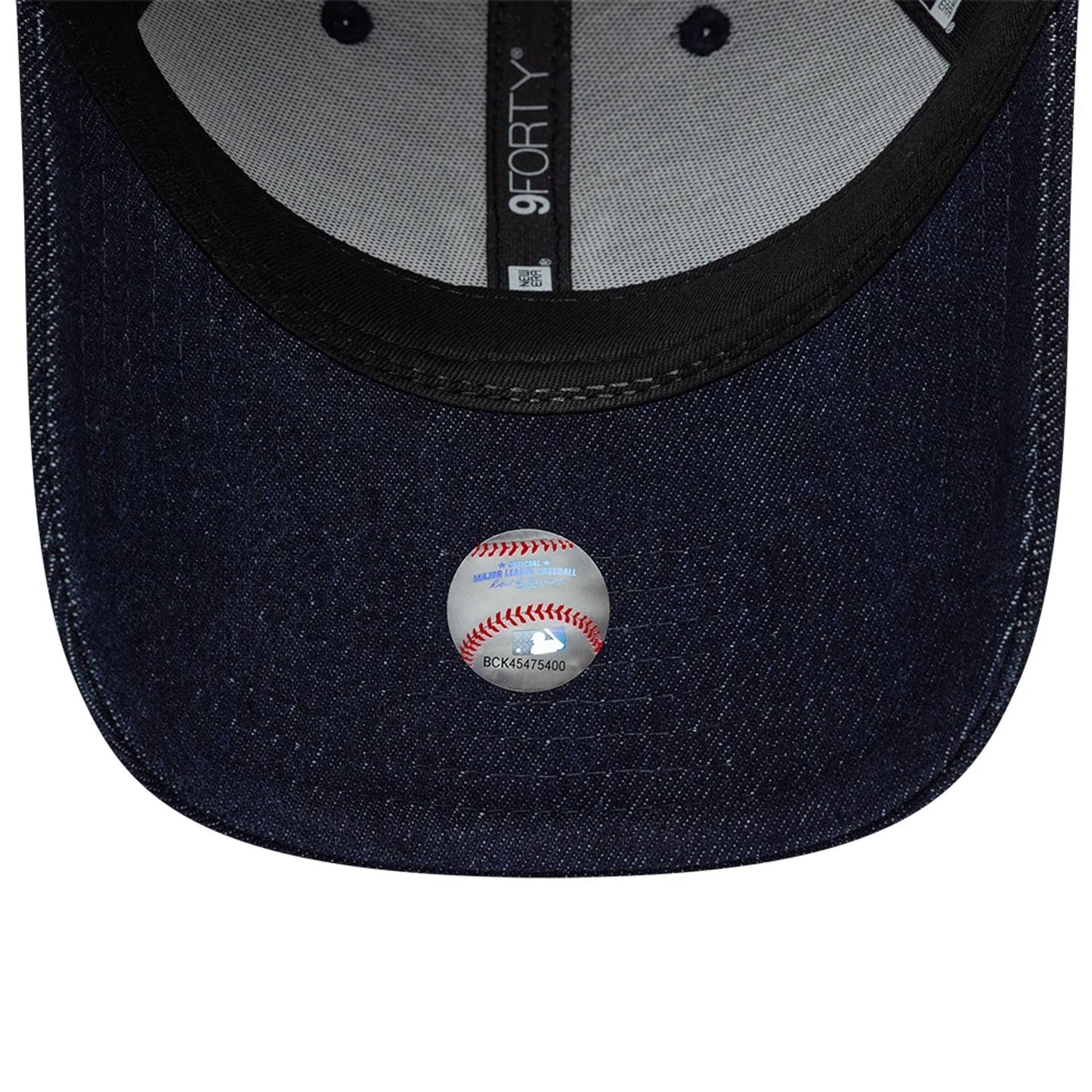 Pictured is this MLB Denim Heart New York Yankees 9FORTY cap in navy. 7
