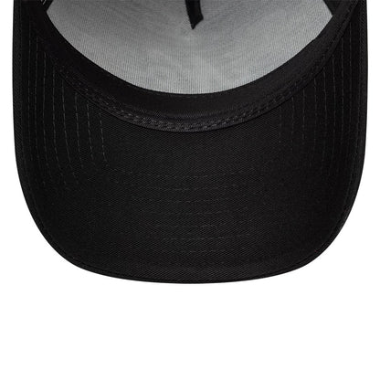 Pictured is this New Era Cherub 9FORTY A-Frame cap in black. 7