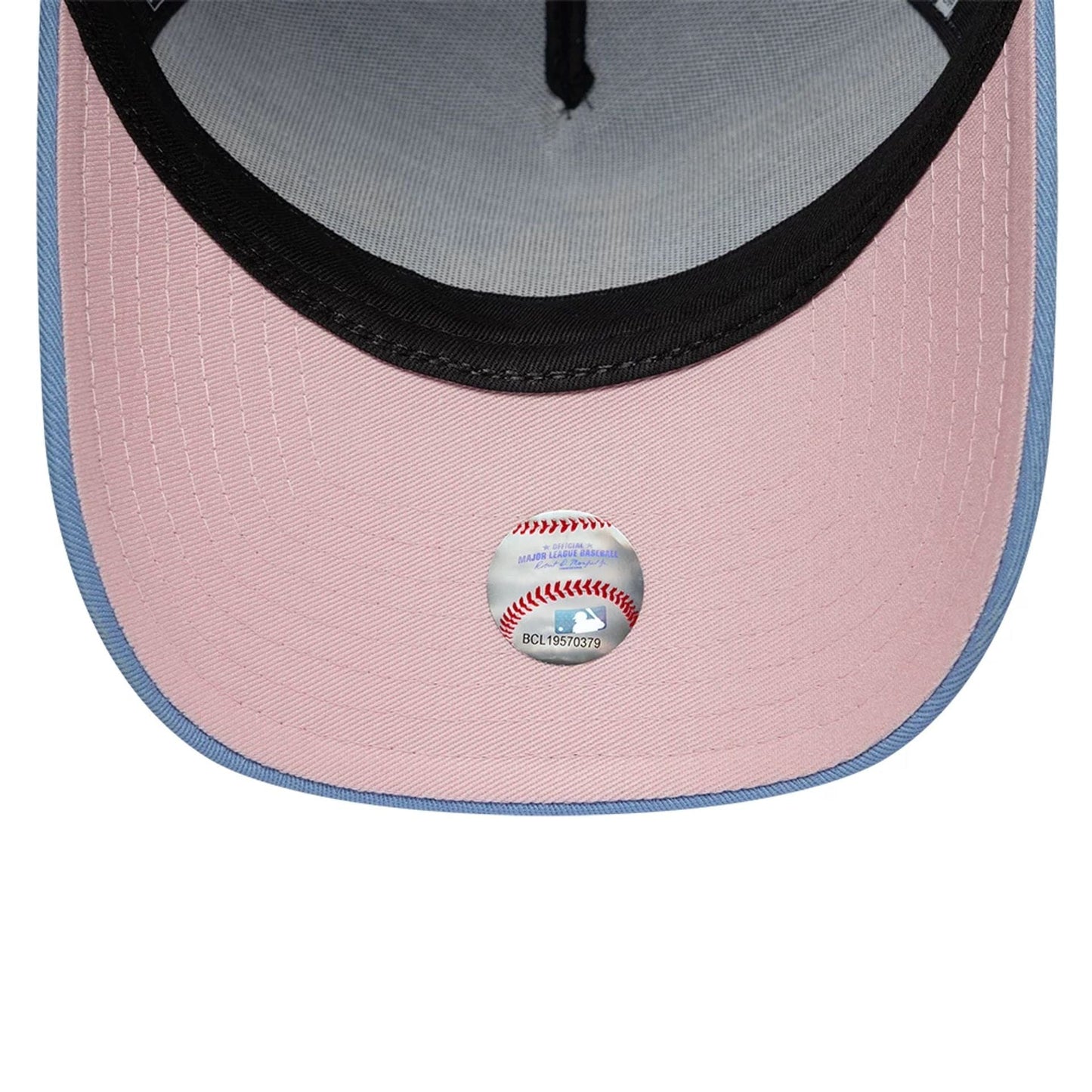 Pictured is this MLB Cherub LA Dodgers 9FORTY A-Frame cap in pastel blue. 2