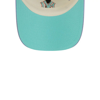 Pictured is this MLB Lavender Flowers New York Yankees Casual Classic cap in white. 2