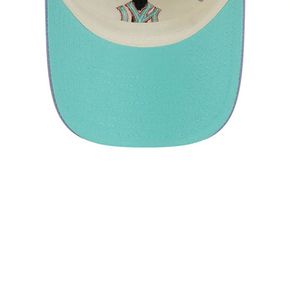 Pictured is this MLB Lavender Flowers New York Yankees Casual Classic cap in white. 2