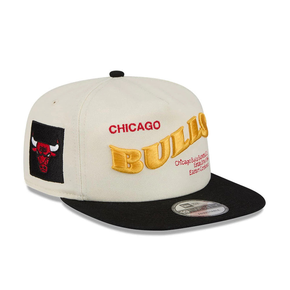 Pictured is this NBA Conference Script Chicago Bulls 19TWENTY cap in white. 1