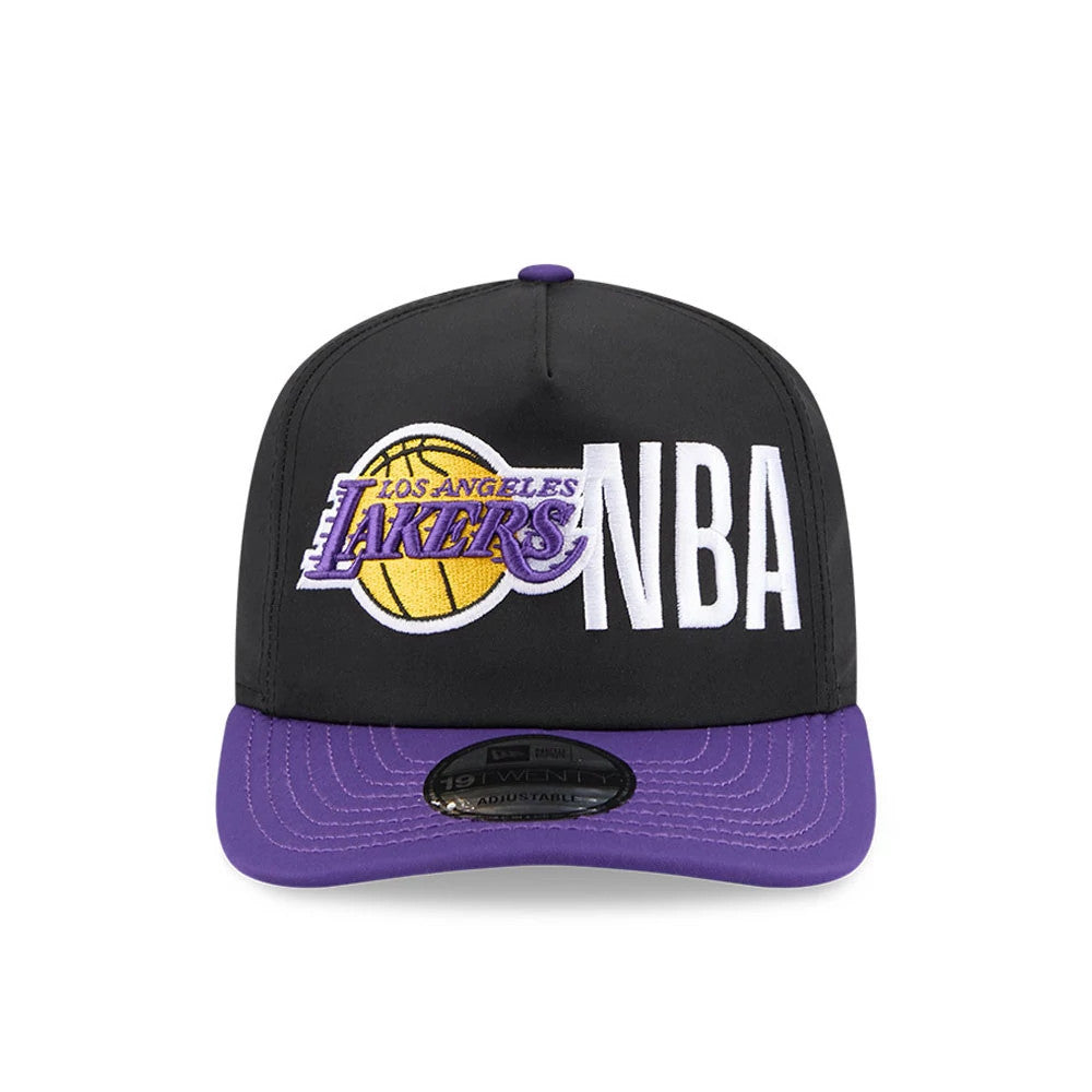 Pictured is this NBA Team Logo LA Lakers 19TWENTY cap in purple. 3