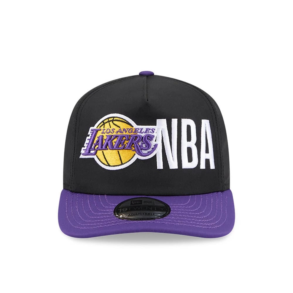 Pictured is this NBA Team Logo LA Lakers 19TWENTY cap in purple. 3