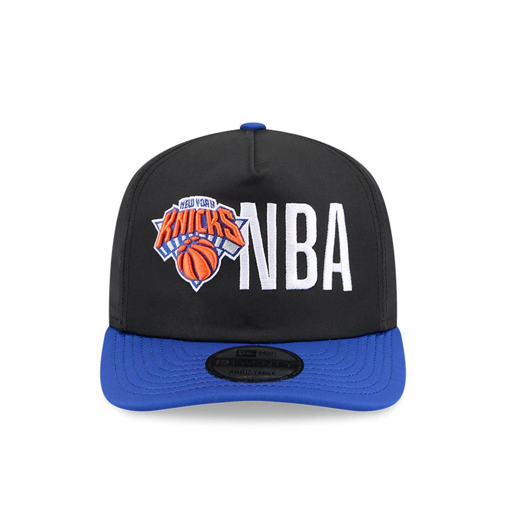 Pictured is this NBA Team Logo New York Knicks 19TWENTY cap in open misc. 3