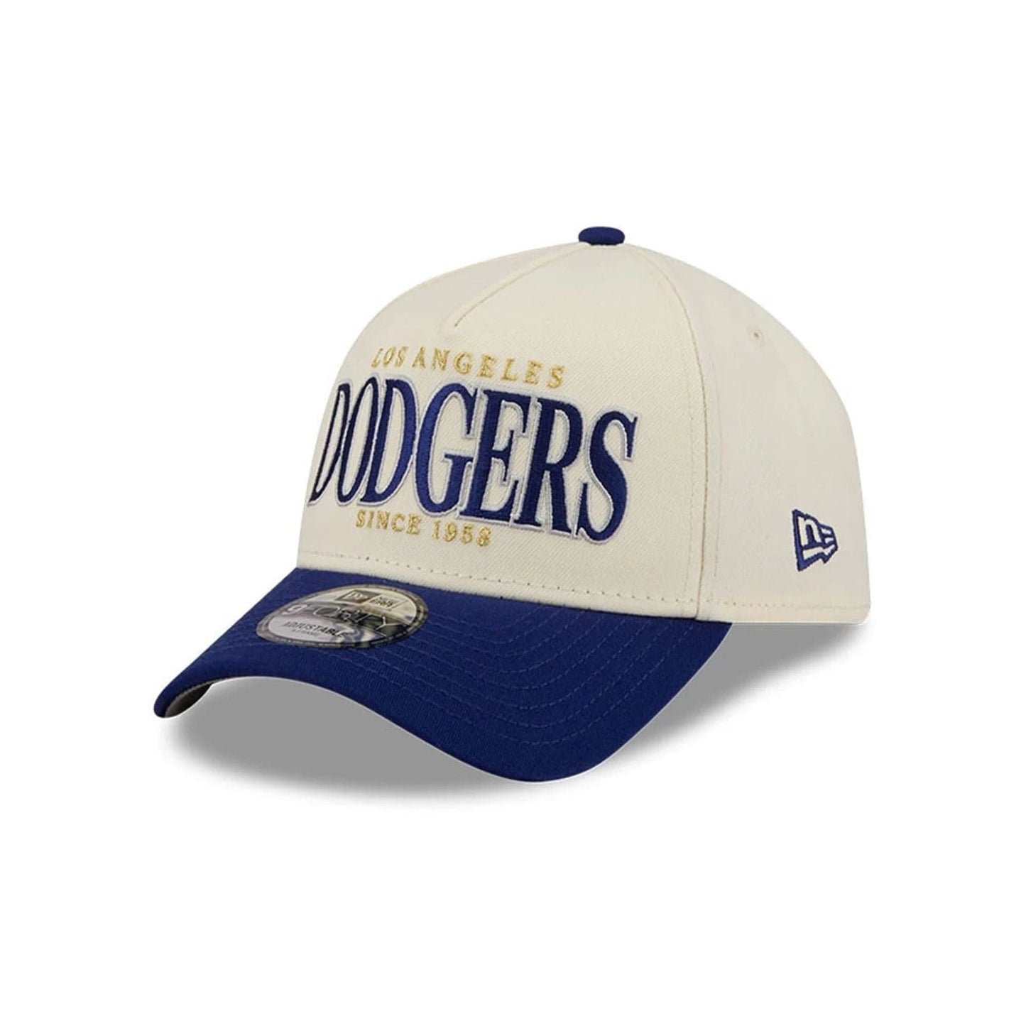 Pictured is this MLB Opening Day LA Dodgers 9FORTY A-Frame cap in Cream . 4