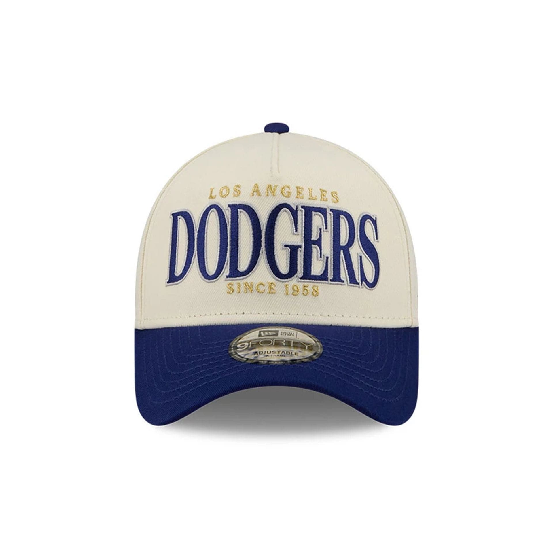 Pictured is this MLB Opening Day LA Dodgers 9FORTY A-Frame cap in Cream . 3