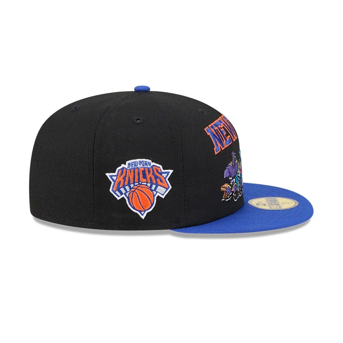 Pictured is this Space Jam Monstars New York Knicks 59FIFTY Fitted cap in black. 6