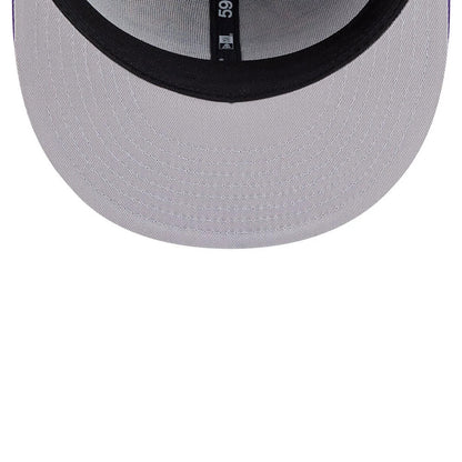 Pictured is this Space Jam Monstars LA Lakers 59FIFTY Fitted cap in Black. 2