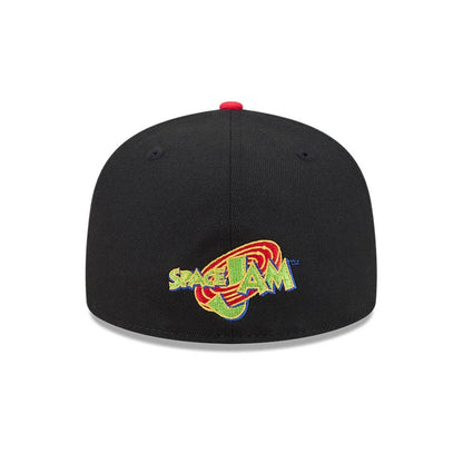 Pictured is this Space Jam Monstars Chicago Bulls 59FIFTY Fitted cap in Black. 5