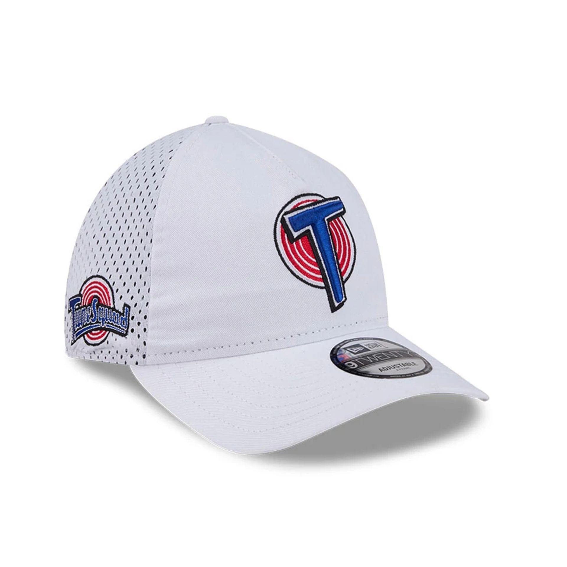 Pictured is this Space Jam Tune Squad 9TWENTY A-Frame cap in white. 1