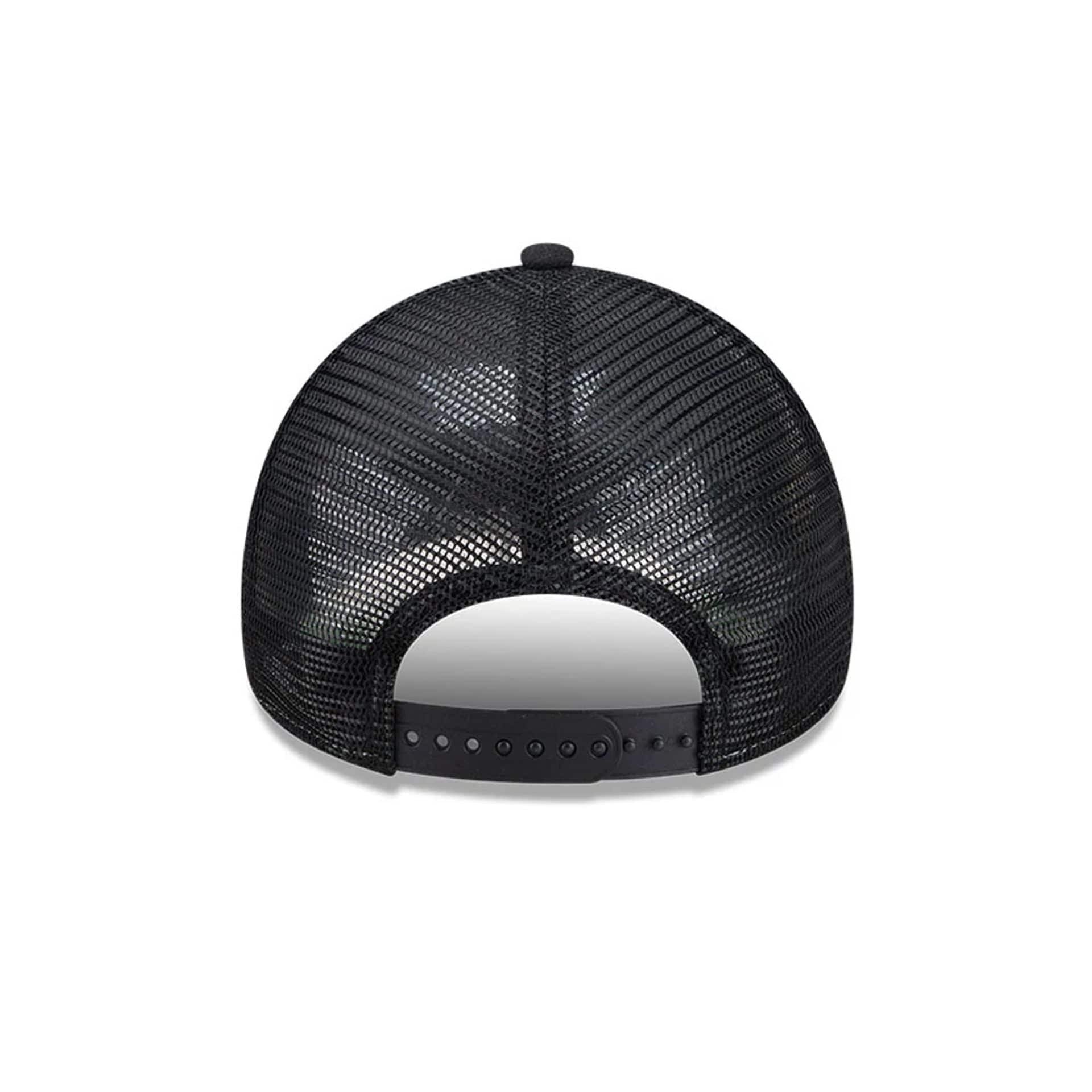 Pictured is this Space Jam Rivalry 9FORTY A-Frame Trucker cap in black. 7