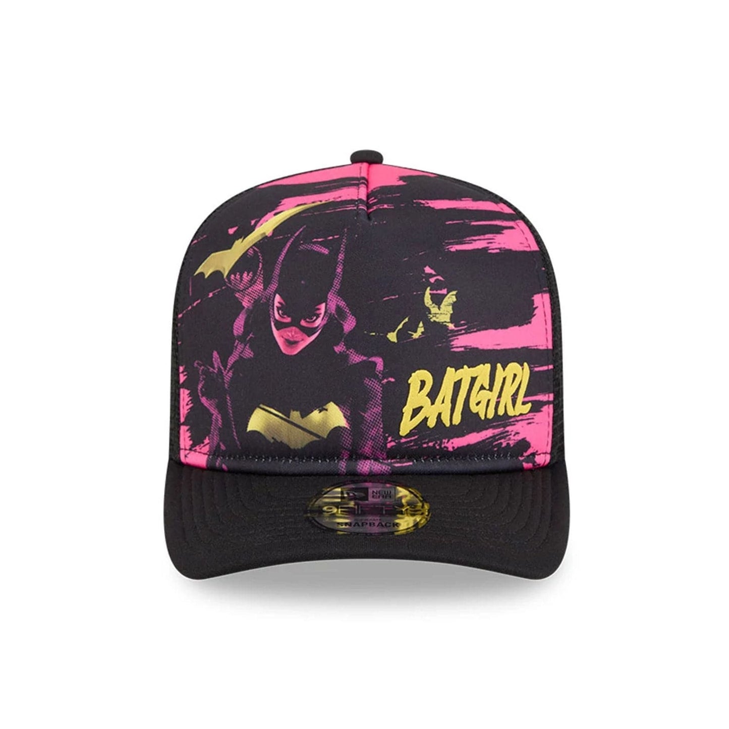 Pictured is this Womens DC Batgirl 9FIFTY A-Frame Snapback cap in black. 3