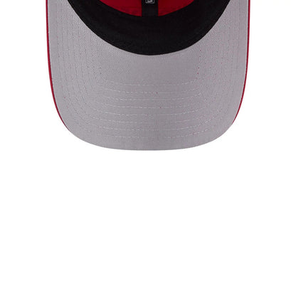Pictured is this Womens DC Wonder Woman Open Back cap in dark red. 3
