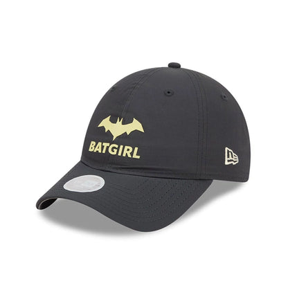 Pictured is this Womens DC Batgirl Open Back cap in charcoal. 1