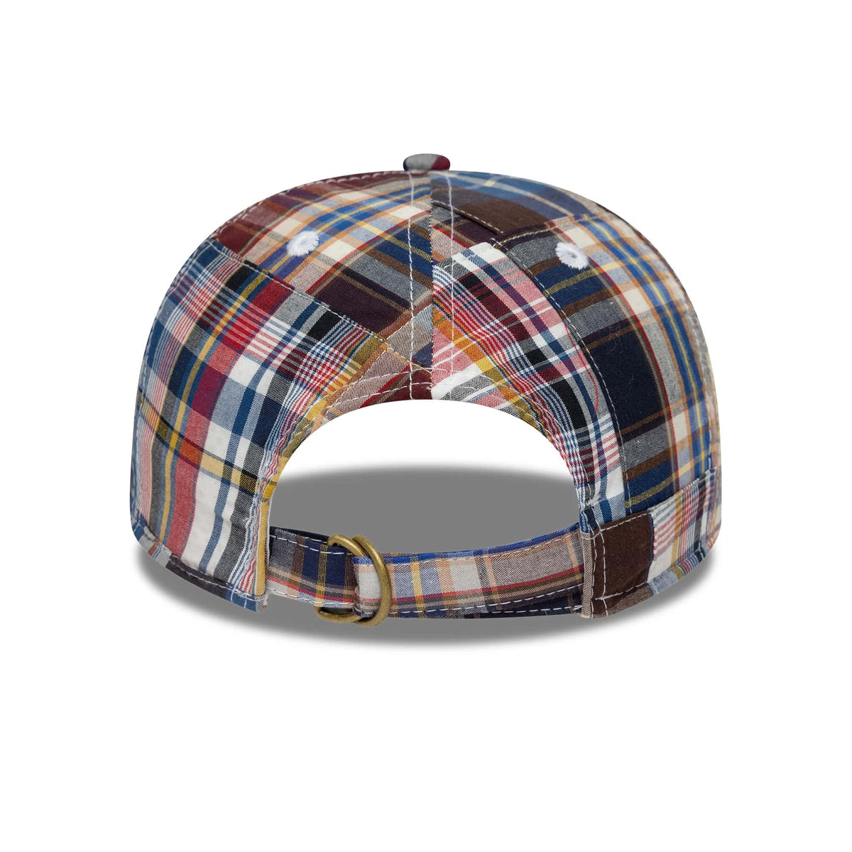 Pictured is this MLB Madras Plaid New York Yankees 9TWENTY cap in Multi. 4
