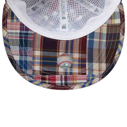 Pictured is this MLB Madras Plaid New York Yankees 9TWENTY cap in Multi. 7