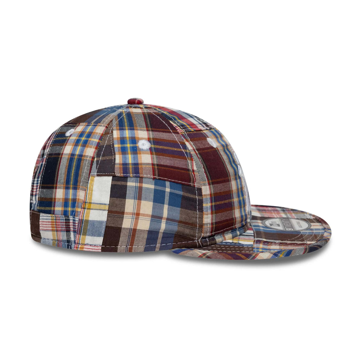 Pictured is this MLB Madras Plaid New York Yankees 9TWENTY cap in Multi. 6