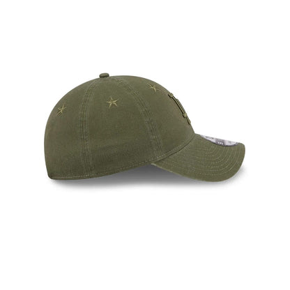 Pictured is this MLB Starry Eyelet LA Dodgers 9TWENTY cap in green. 5