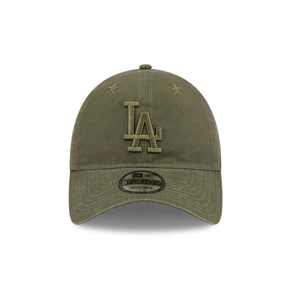 Pictured is this MLB Starry Eyelet LA Dodgers 9TWENTY cap in green. 2