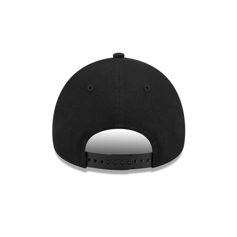 Pictured is this MLB Cooperstown Anniversary New York Mets 9FORTY A-Frame cap in black. 7