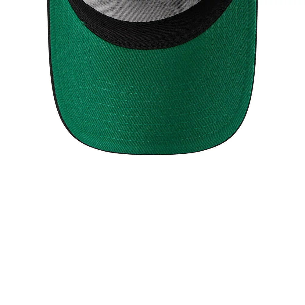Pictured is this MLB Cooperstown Anniversary New York Mets 9FORTY A-Frame cap in black. 2