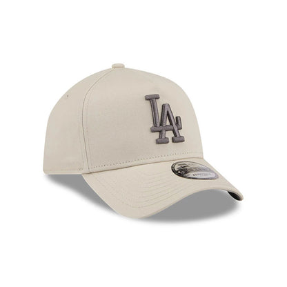 Pictured is this MLB Concrete LA Dodgers 9FORTY A-Frame cap in Stone. 4