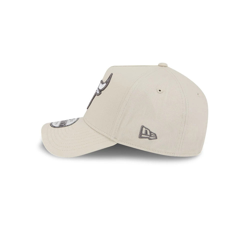 Pictured is this NBA Concrete Chicago Bulls 9FORTY A-Frame cap in Stone. 5