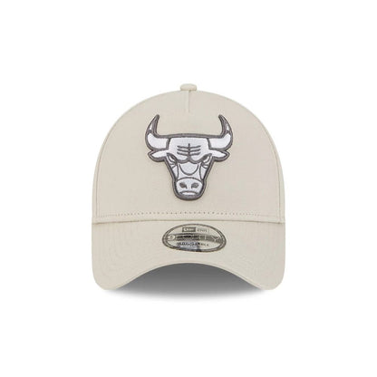 Pictured is this NBA Concrete Chicago Bulls 9FORTY A-Frame cap in Stone. 3