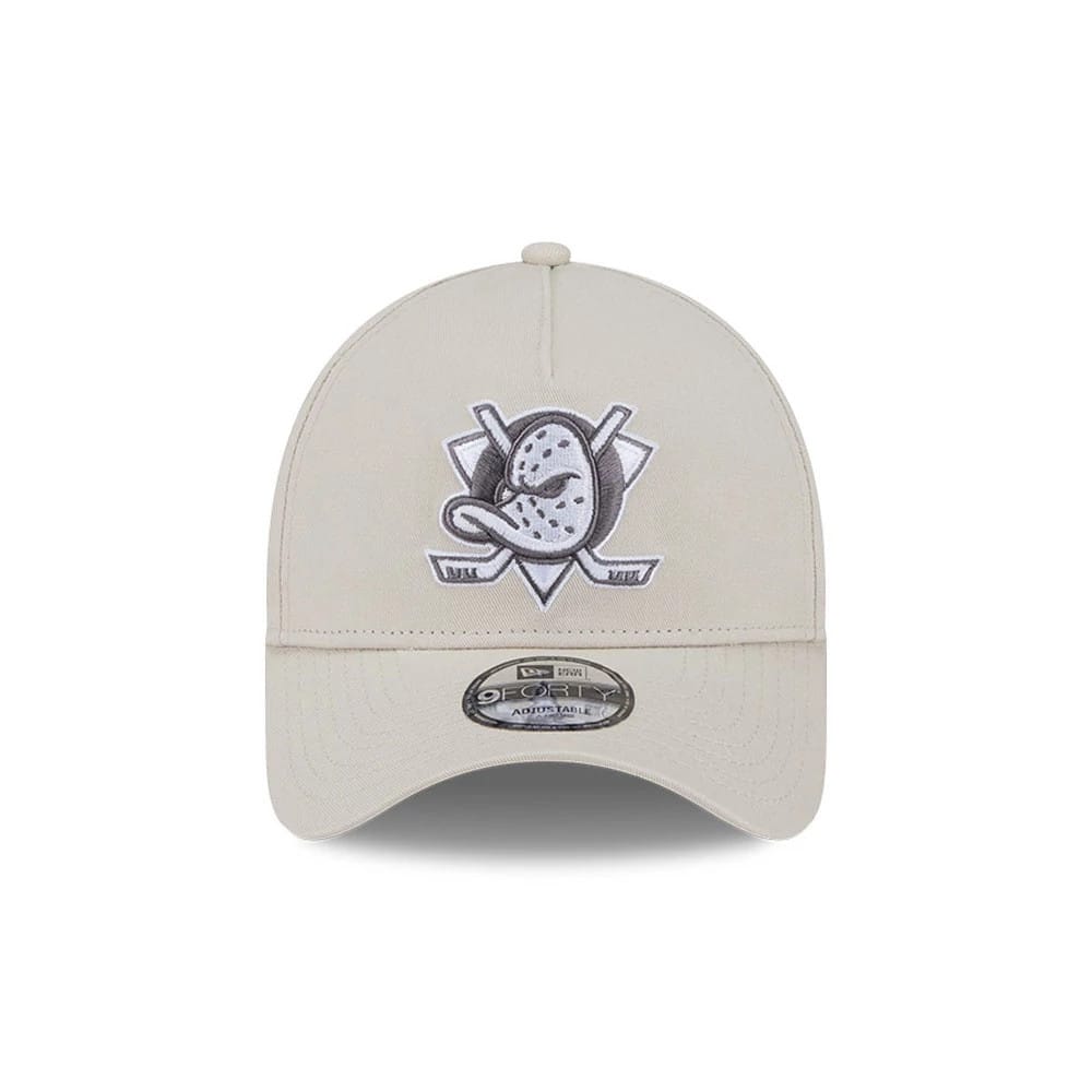 Pictured is this NHL Concrete Anaheim Ducks 9FORTY A-Frame cap in Stone. 3